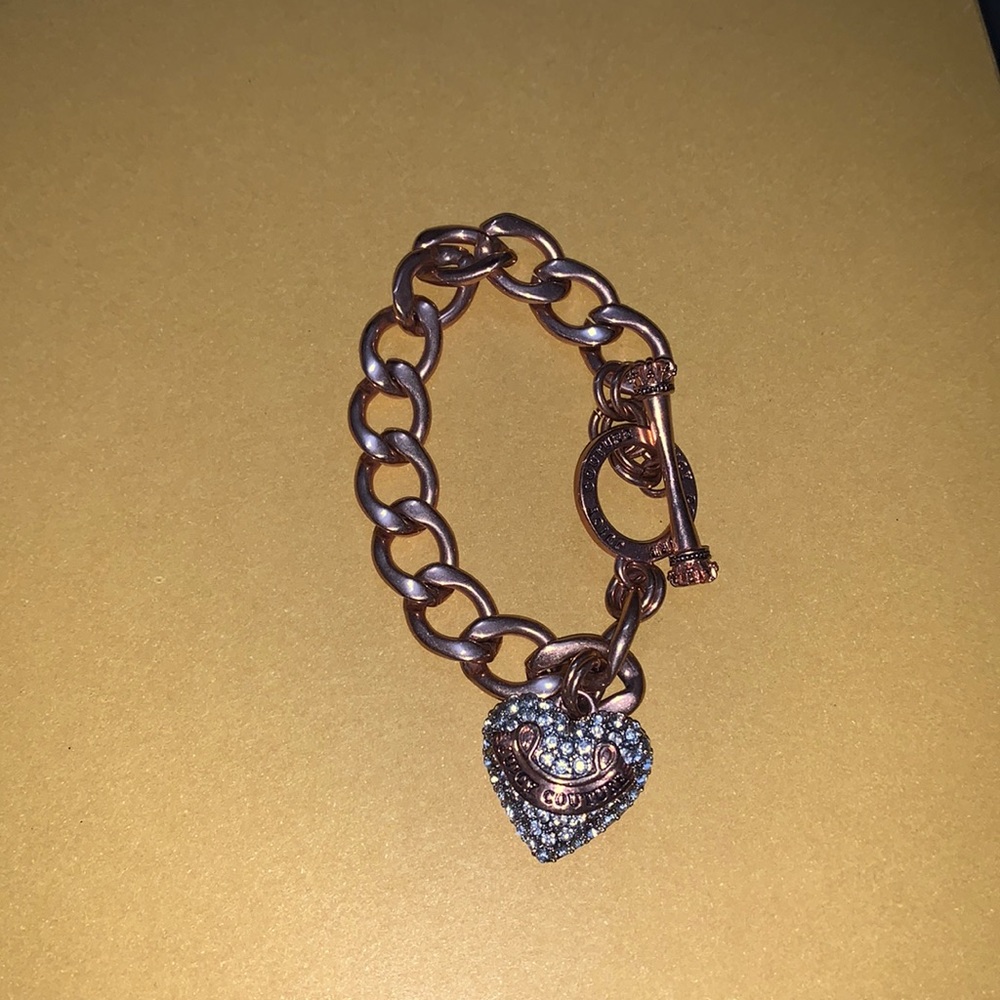 Rose gold juicy couture necklace heart pendant - Picture 1 of 3